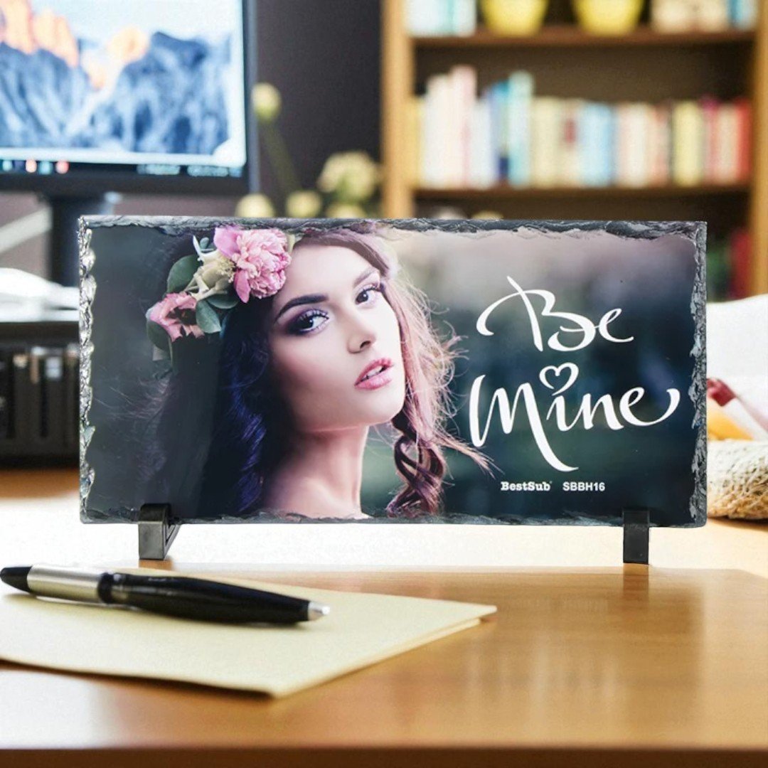 Customized Rectangular Stone photo Frame- Sublitech