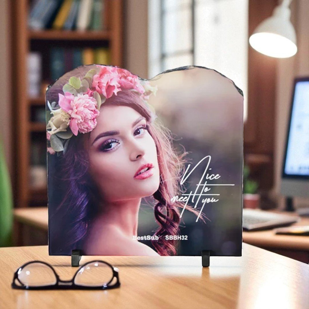 ( Pack of 5 ) stone photo frame-Sublitech