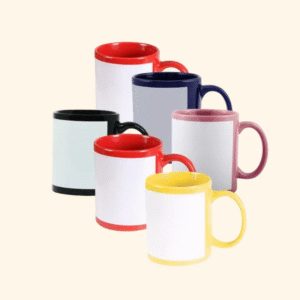 ( Pack of 36 ) Color mug with white patch- Sublitech