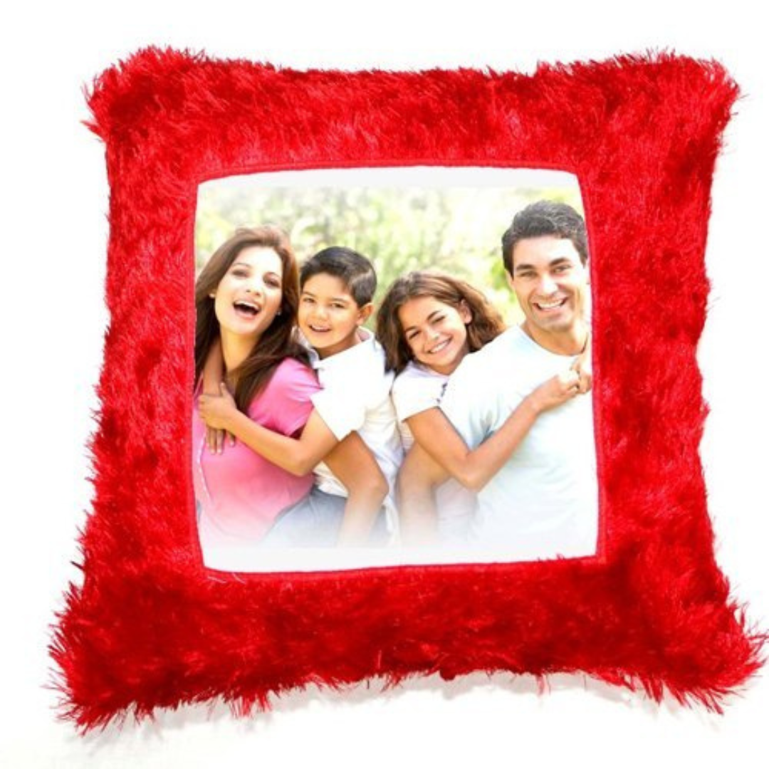 ( Pack of 10 )Blank Sublimation Square Fur Cushion -Sublitech