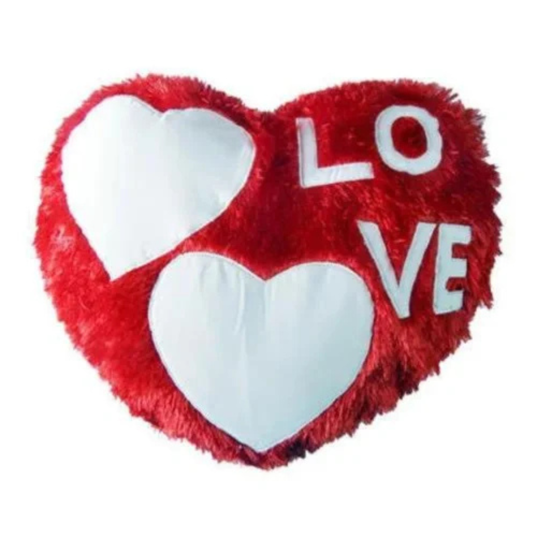 ( Pack of 10 ) Blank Sublimation Twin Fur Cushion-Sublitech