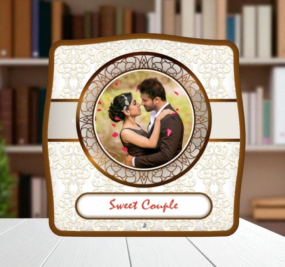 ( Pack of 5 ) Couples Photo Frame- Sublitech