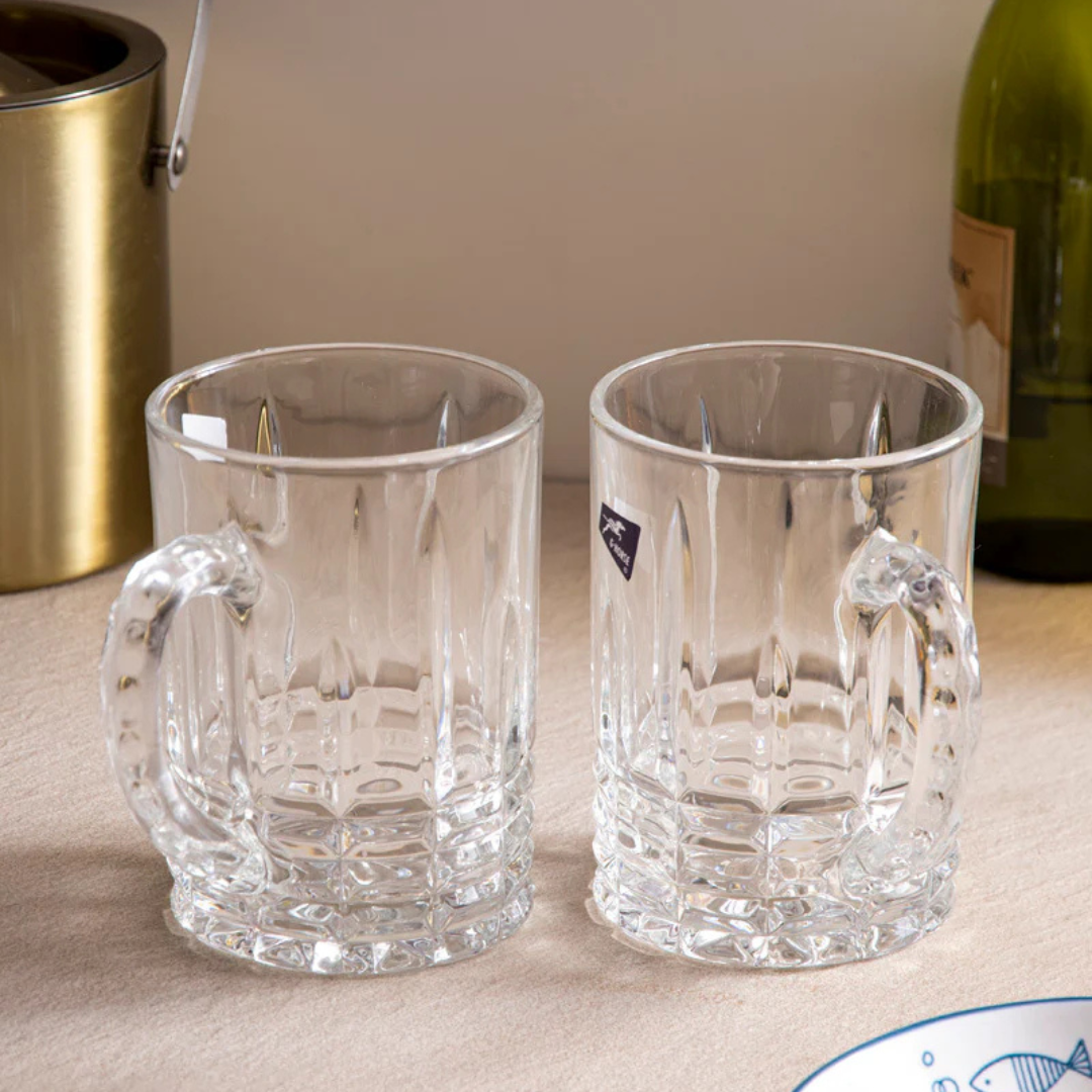 ( Pack of 5 ) Glass Mug- Sublitech