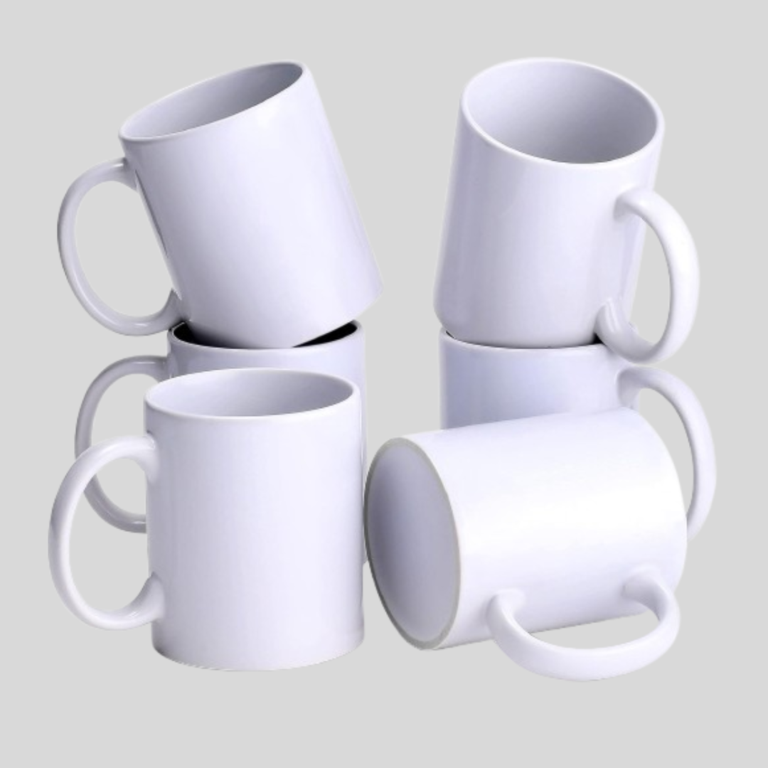 sublimation white mugs